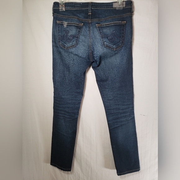 AG Adriano Goldschmied The Legging Ankle Dark Washed Blue Jeans Sz 25R - Picture 5 of 12